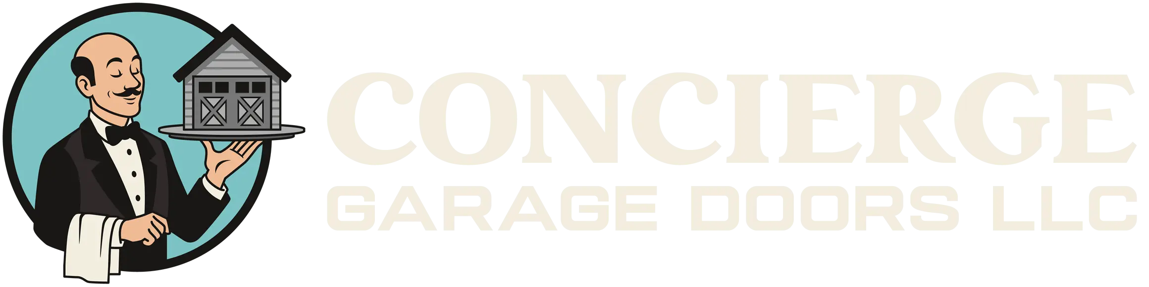Concierge Garage Doors Horz Creme Logo