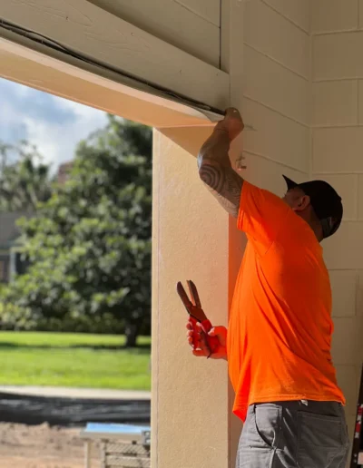 Concierge Trimming Garage Door Weatherseal